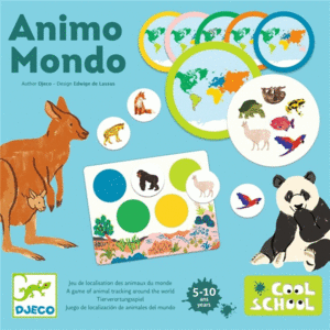 JUEGO COOL SCHOOL ANIMO MONDO DJECO