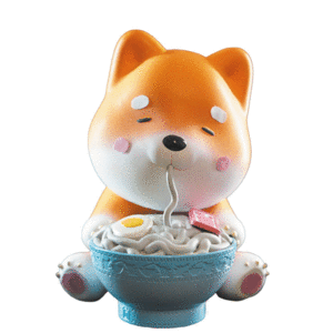 SHIBA RAMEN HUCHA 18 CM MOGU MOGU PETS