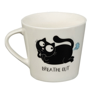 TAZA DE YOGA ED THE CAT