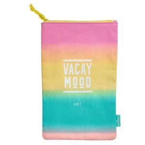 FUNDA CREMALLERA PORTA LIBROS VACAY MOOD