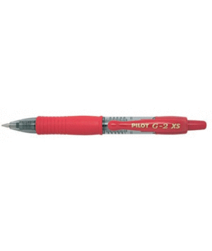 BOLIGRAFO MINI G2 XS PIXIE GEL ROJO PILOT