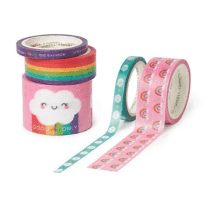 SET 5 STICK TAPE PAPEL RAINBOW LEGAMI