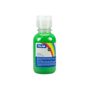 BOTE TEMPERA VERDE 125 ML MILAN