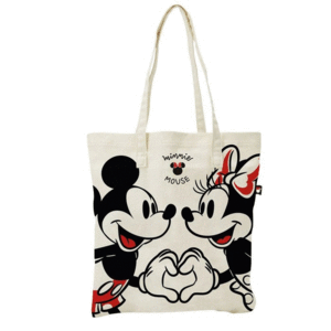 BOLSA DE TELA SHOPPING MICKEY & MINNIE LOVE