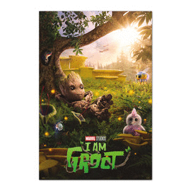 POSTER 28 MARVEL GROOT CHILL TIME