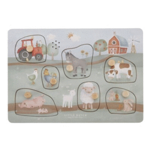 PUZZLE SONIDO GRANJA LITTLE DUTCH