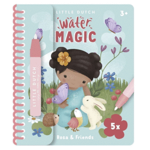 LIBRO MÁGICO COLOREAR ROSA & FRIENDS LITTLE DUTCH