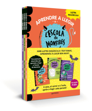 APRENDRE A LLEGIR A L'ESCOLA DE MONSTRES - PACK AMB ELS LLIBRES 7, 8 I 9