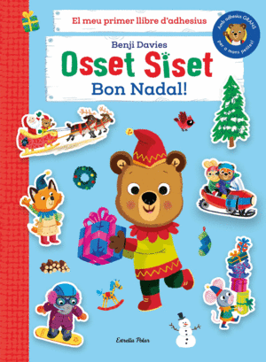 OSSET SISET. EL MEU PRIMER LLIBRE D'ADHESIUS. NADAL